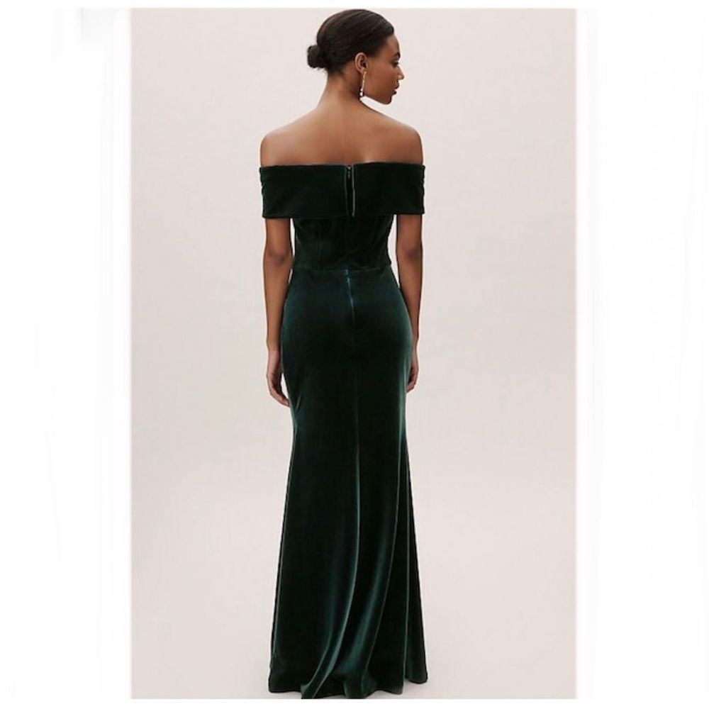 BHLDN Fawn Velvet Dress size 12 - Picture 3 of 8